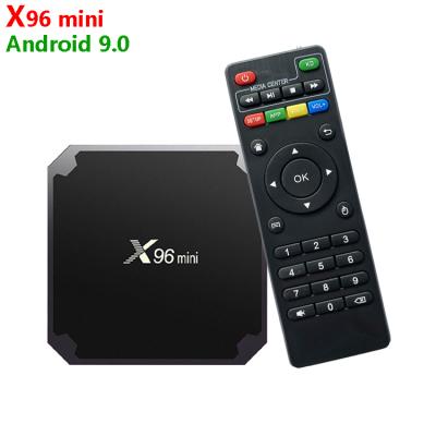 China Ram 8GB Rom Android 9.0 Smart TV Box 4K IPTV Box Support 4K New X96 Mini S905W 1GB for sale