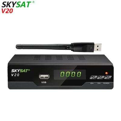 China H.265 HEVC Satellite TV Receiver Support CCCam Clines Newcamd Powervu IPTV SKYSAT V20 V20 for sale