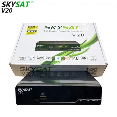 China SKYSAT V20 Set Top Box H265 HEVC USB WiFi LAN Xtream IPTV m3u Newcamd CCCam Satellite Receiver V20 for sale