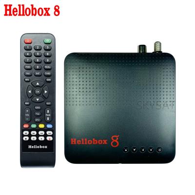 China Built-in Hellobox 8 Hellobox 8 T2 Satellite TV Receiver WiFi Youtube CCCam Newcamd H.265 DVB-S2 SX2 auto powervu automatic biss for sale