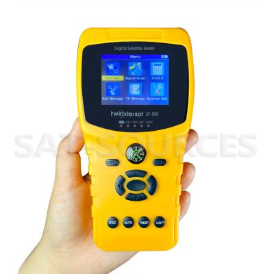 China Twinklersat SF-890 Multifunction Handheld Satellite Finder Meter DVB-S DVB-S2 JUJUBE SEA Spectrum Analyzer 2.4 Inch TFT Display SF-890 for sale