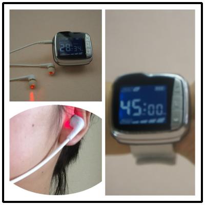 China Tinnitus soft cold laser medical watch for old aged healthcare for sale