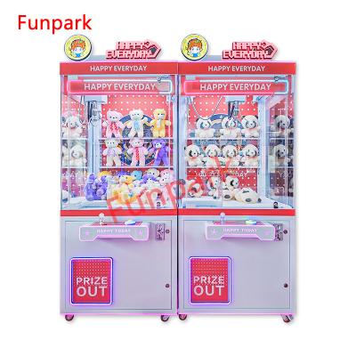 China Lucrative Metal+acrylic+plastic Mall Game Equipment Indoor Game Console Toy Crane for sale