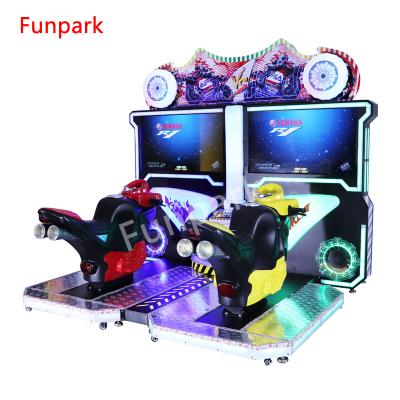 China Metal+acrylic+plastic Auto Super Motorcycle Racing Game Console Motorcycle Simulator Racing Game for sale