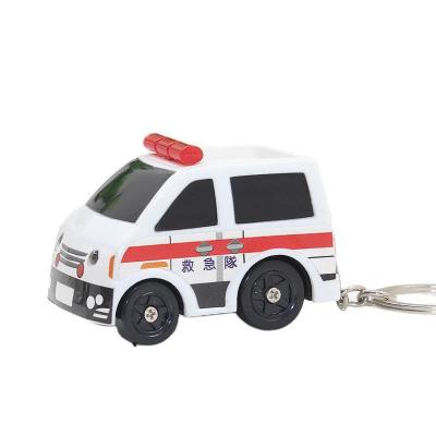 China Daily Life Manufacturers Spot Emergency Vehicle LED Lights Sounding Bag Ornaments Luminous Key Chain Children's Toys for sale