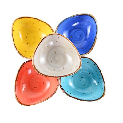 China Sustainable Hot Selling High Quality Handmade Ceramic Soybean Bowl for sale