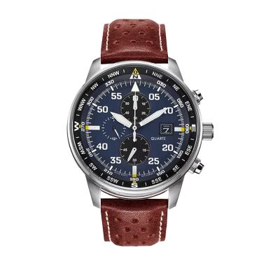 China Luxury business&casual men's quartz chronograph style men's chronograph wristwatch wholesale chronograph watches for sale