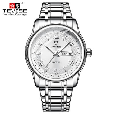 China Factory Customized Chronograph Quartz Watches Mens Business High Quality Stainless Steel Watch for sale