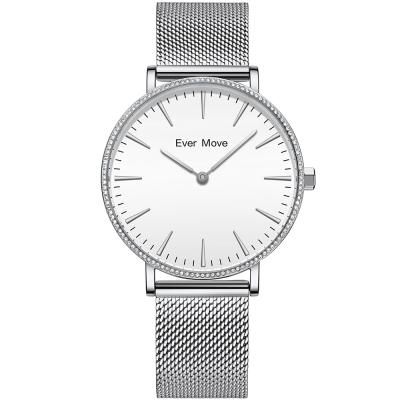 China DIVER Customized Low Price Ladies Fashion Diamond Watches Jewelry Women DWstyle Japan Movement Quartz Watches. for sale