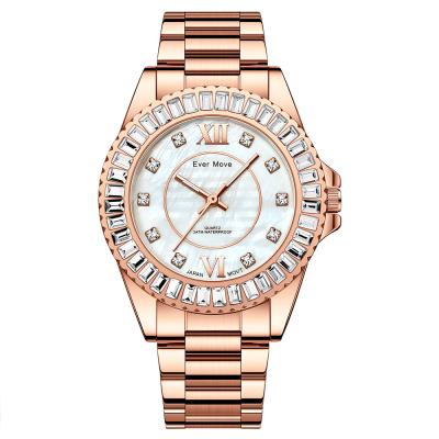 China 202 Fashion Best Popular Ladies Diamond Watch Women's Jewelry Japan Movement Quartz Luxury Watch Water Resistant for sale