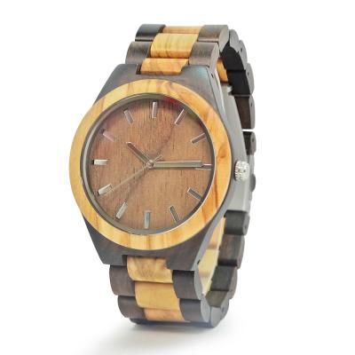 China Business&dress date eco-friendly fashion&casual waterproof wooden automatic watch men wooden watch for sale