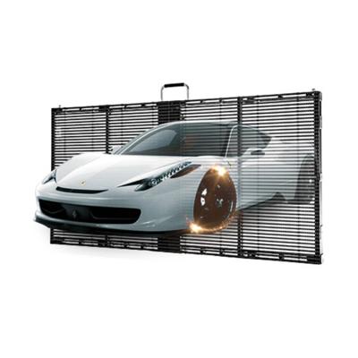 China P3.9 P5 P10 P15 Outdoor Outdoor Led Display Screen Mall Advertising Transparent Waterproof Led Outdoor Panel Screen for sale