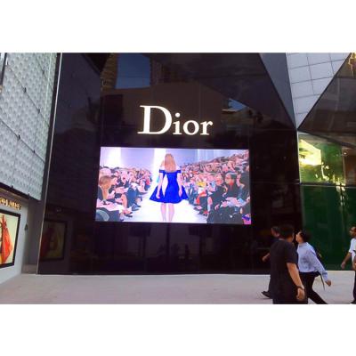 China LED display screen 20mm p391 p4 p10 indoor flexible transparent outdoor advertising LED video wall for sale