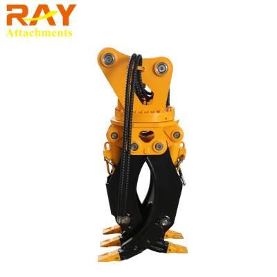 China Wooden Excavator Fixed Grapple, Grappler for Excavator for sale