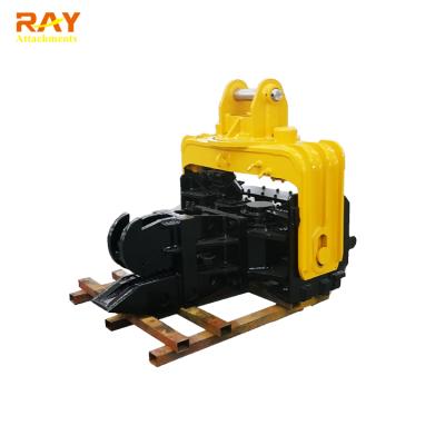 China Hydraulic Vibrating Pile Drilling Post Driver Piling Machine For Excavator for sale