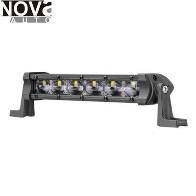 China Sold In Pair 8 Inch 26W Optics Lens 4D Truck Car Semi Reverse Led Light Bar Length 9.5 Inches for sale