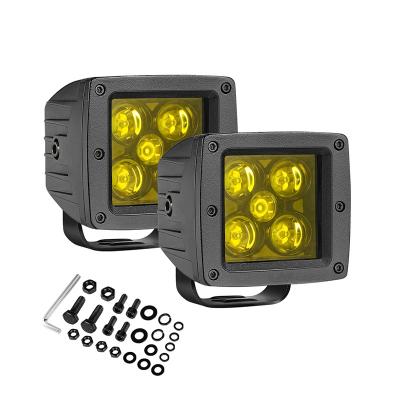 China Factory Direct Sales 3000K 3 Inch Yellow Light 25W Each Spot High Lumen Car Working 3 Inch Light for sale