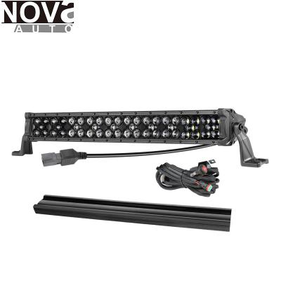 China 28 Inch Straight Beam 90W Spot Flood Die-Cast Aluminum Housing Combo Multi Function LED Light Bar for sale