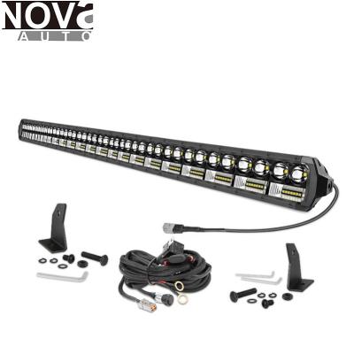 China Black Panel Design 192W 53 Inch 4x4 China Car Combo Beam Car Roof Top Led Light Bar for sale