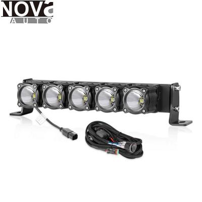 China Die Cast Aluminum Housing Together With Wiring 12 Inch 36W Spot 12V 6D Truck Universal LED Light Bar for sale