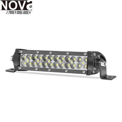 China Hot Selling 9-32V Inch 42W Combo 7 Inch 42W Light Bar Package 2 Hot Sale 9-32V Straight Wholesale Led Light Bar for sale