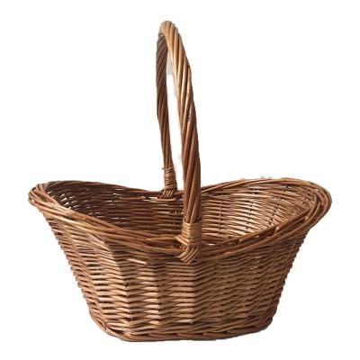 China CLASSIC Selection of Willow Woven Baskets With Handle for Fruit Sundries Bread for sale