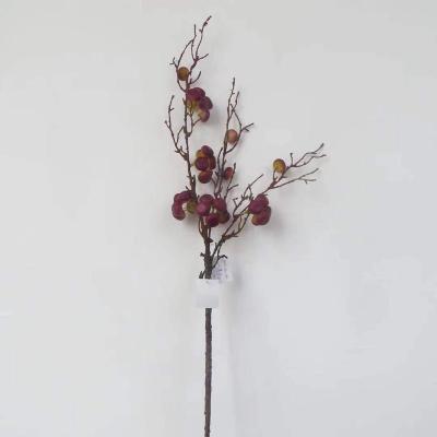 China Rustic Artificial Plum Blossom Flower Floral Branch for Wedding Home Decoration for sale