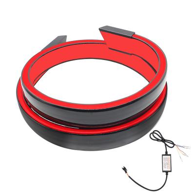 China Car PVC Auto Brake Light Flexible Strip High Position Driving Overflowing Warning Lamp 12V Red Turn Signal Light Engine for sale