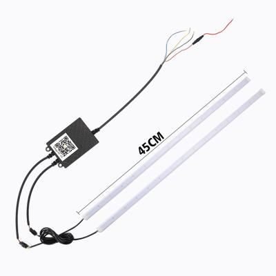 China Colorful Silicone Tube Light Car Working APP45CM Item Headlight Lamps Car Accessories for sale