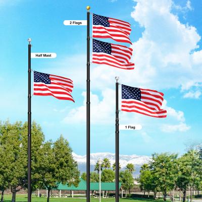 China New Style 25FT Telescopic Telescopic Poles High Performance Flagpole Telescopic Flag Pole for sale