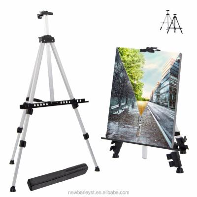 China Reinforced Artist Painting Easel Stand, Extra Thick Aluminum Tripod Display Easel for sale