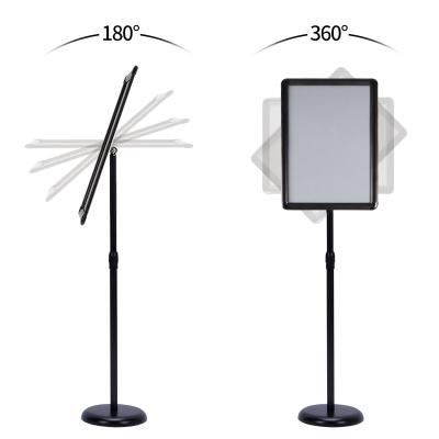 China Professional Factory 360 Degree Adjustable Outdoor Poster Display Stand Daily Necessities for sale