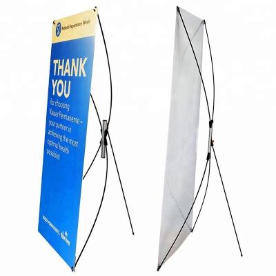 China 60*160 80*180cm X Lightweight Adjustable Banner Stand for sale