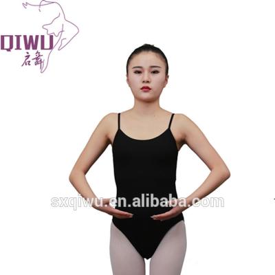 China Easy to Clean Women's Adult Girls Low Back Gymnastics Front Gymnastics Girls Adult Front Low Back Gymnastics Women's Girls' Adult Front Gymnastic Ballet Pinch Fashion Camisole Ballet Pinch Short Ballet Camisole Black Dancer Tights AL-07 for sale