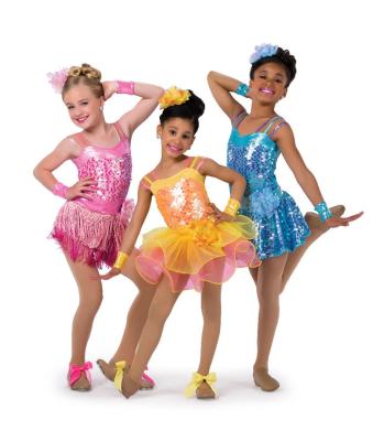 China Dress up 2017 new sequin children's costumes, dance costumes, jazz ballet Jazz&Latin-001 for sale