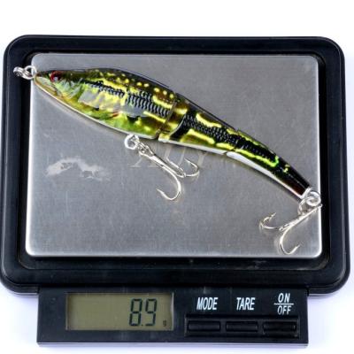 China ABS Plastic CWMJL01 segmented super multi-jointed fishing hard lures large multi jointed fishing lures for sale