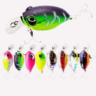 China Hard Plastic CWCRA01 High Quality Fishing Lures Heavy Sinking Minnow Casting Lure Hard Bait Floating Crankbait Lure 3D Fishing Eyes for sale