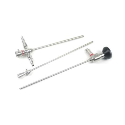 China ENT Examination and Surgery Surgical Arthroscope 4mm 30 Degree Arthroscopy Obturator Trocar Sheath with Two Stopcock for sale