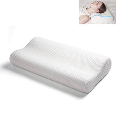 China Ergonomic Cutout Orthopedic Cervical Pillow Neck Support Bedding Design Neck Pain Relief Memory Foam Pillow for sale