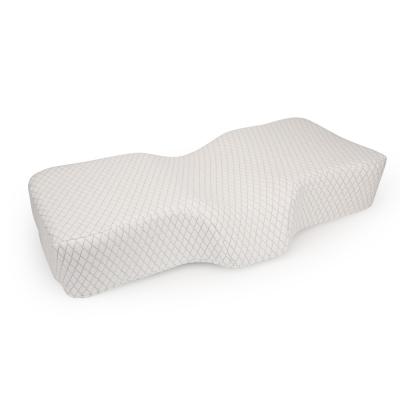 China Ergonomic Bedding Rise Pain Relief Soft Sleep Pillow Memory Foam Cervical Orthopedic Bed Pillow for sale