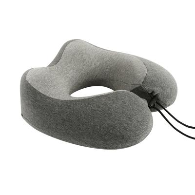 China Traveling Airplane 3 in1 U Shape Chin Support Memory Foam Travel Neck Pillow For Airplane for sale