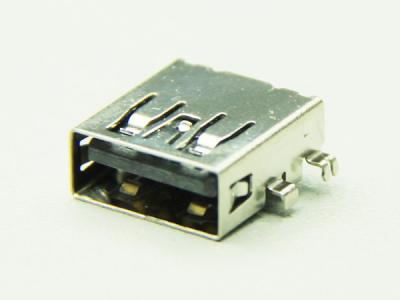 China USB3.0 A Type, Receptacle, Through Hole Type, Reflow Soldering, Offset for sale