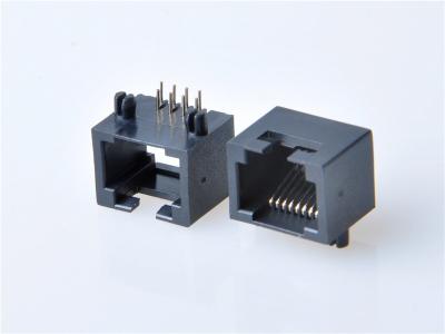 China HULYN,RJ45 Modular Jack Connector, Unshielded RJ45 Modular Jack Connector, Through Hole Type, Side Entry for sale