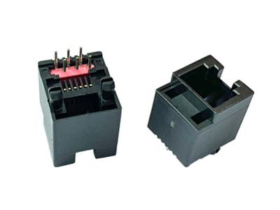 China RJ11 Modular Jack,Shielded, DIP，Miniature RJ11 connector H12.7mm Molex 95503-6891 for sale