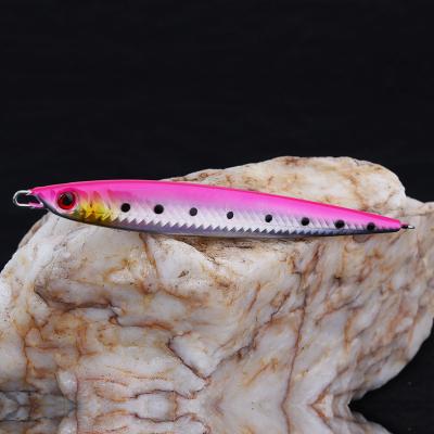 China Wholesale Luminous Lead Alloy Metal Jigs Glow Zebra Lead Jigging For Lure Realistic PESCA 120g 150g 160g 180g 200g 250g Iron Groundbait for sale