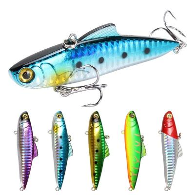 China VIB Lure 85mm/21.4g Vibe Artificial Hard Bait Rattling Rattling Sinking ABS Plastic Wobbler Fishing Tackle L1207 for sale