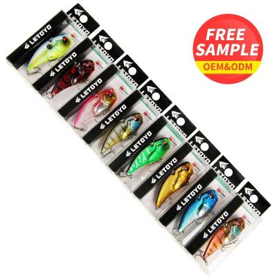 China Durable 2021 LETOYO LHB018 VIB Plastic Vibration Lure 9g 16g Sinking Hard Bait Chatter Vibe Fishing Wobblers for sale