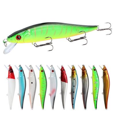 China Distant Minnow Lure 140mm ABS 23g Plastic Simulation Bait Hard Jrekbait Wobblers Fish Lures Iscas Artificial Treble 4# Hook for sale