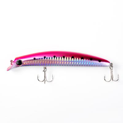 China ABS Plastic Minnow Water Fishing Top Lure Artificial Floating Wobbler Wobbler LETOYO LHB001 Hard Baits For Bass Pike Perch Sea Fishing Lures for sale