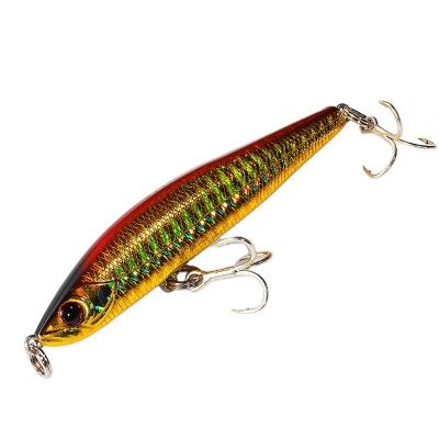 China Vivid Action Swimming Sinker Pencil Fishing Lure 2021 LureGee 85mm Minnow 14.5g Wobblers Artificial Hard Groundbaits For Pike Bass Fishing Lure for sale